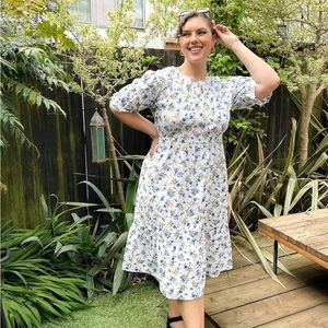 ASOS Smocked Midi Dress